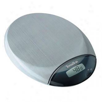 Terraillon Cafe 5 Pound Digital Kitchen Scale, Stainless Steel