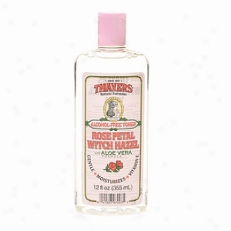 Thayers Alcohol-free Rose Petal Witch Hazel With Organic Aloe Vera Formula Toner