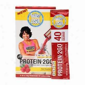 The Biggest Loser By Designer Whey Protein 2go, Red Raspberry