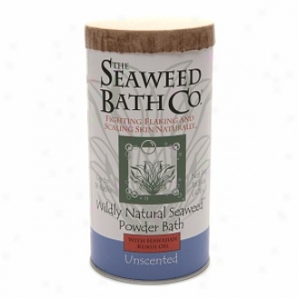 The Seaweed Bath Co. Wildly Natural Seaweed Powder Bath With Hawaiian Kykui Oil, Unscented