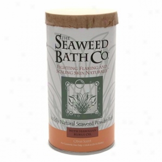 The Seaweed Bath Co. Wildly Natural Seaweed Powder Bath With Hawaiian Kukui Oil, Citrus