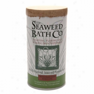 The Seaweed Bath Co. Wildly Natural Seaweed Powder Bath With Hawaiian Kukui Oil, Eucalyptus & Peppermint