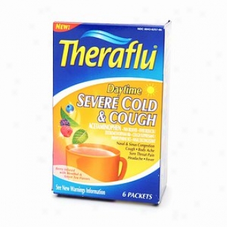 Theraflu Daytime Caustic Cold & Cough Reformulation 6 Ct.