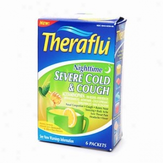 Theraflu Nighttime Severe Cold & Cough Reformulation 6 Ct.