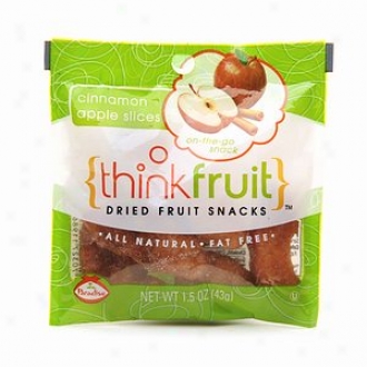 Thinkfruit On-the-go Dried Offspring Snack, 12 Packs, Cinnamon Apple Slices
