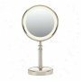 Conair Double Sided Flourescent Mirror, Satin Nickel Finisj