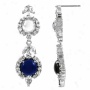 Emitayions Sileny's Sapphire Cabochon Dangle Earrings, Sapphire