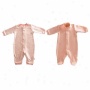 Tadpoles Footed Romper + Footless Romper, Salmon, 3-6 Mos