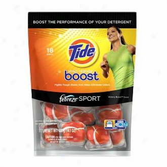 Tide Boost Stain Release With Febreze Sport In-wash Booster Pacs