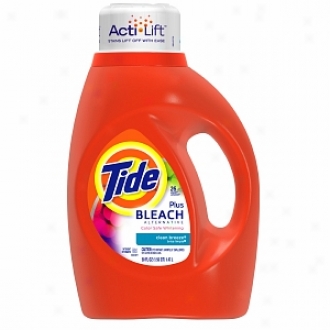 Tide Liquid Detergent Plus Bleach Alternative, 26 Loads, Clean Quarrel