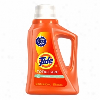 Tide Liquid Detergent, Totalcare, 20 Loads, Renewing Rain