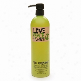 Tigi Love, Calm & The Planet Eco Awesome Moisturizing Shampoo, Cranberry Orange Mint