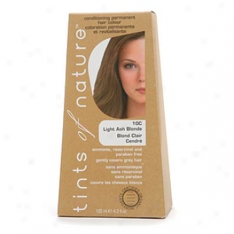 Tints Of Nature Cobditioning Permanent Hair Color, Light Ash Blonde 10c