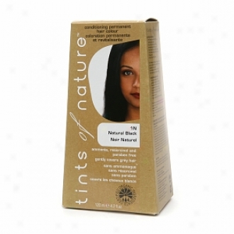 Tints Of Nature Conditioning Permanent Hair Color, Natural Black 1n