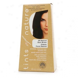 Tints Of Nature Conditioning Permanent Hair Color, Natural Dark Brown 3n