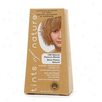 Tints Of Nature Conditioning Permanent Hair Color, Natural Platinum Blonde 10n