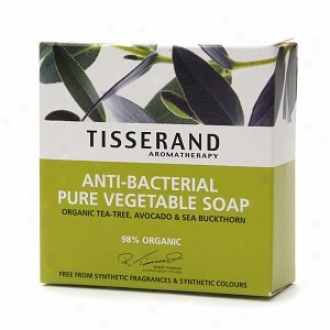 Tisserannd Aromatherapy Anti-bacterial Vegetable Soap, Tea-tree, Avocado & Sea Buckthorn