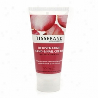 Tisserand Aromatherapy Hand & Claw Choice part, Rejuvenating, Wild Rose & Lemon Leaf