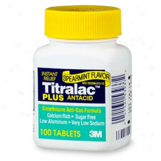 Titralac Plus, Antacid & Anti-gas Relief, Tablets