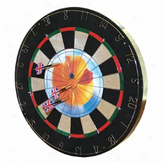 Trademark Games Insert-a-photo Dartboard 6 Brass Tipped Darts Included