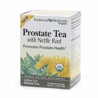 Traditional Medicinals Caffeine Free Herbal Tea, Prostate Tea With Nettle Root