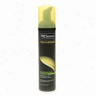 Tresemmee Freshstart Waterless Foam Shampoo, For Dry/curly To Normal Hair