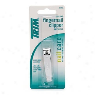 Trim Nail Care Deluxe Fingernail Clipper With File