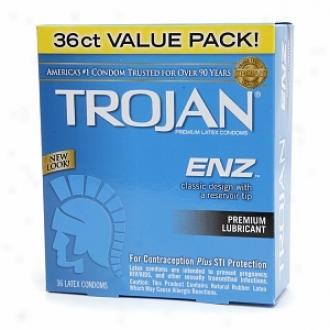 Trojan-enz Lubricated Latex Condoms