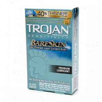 Trojan Sensitivity, Bareskin Premium Latex Condoms