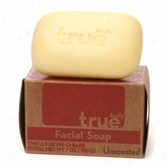 True Carcass Natural Facial Bar Soap, 3.5oz Bars, Unscentes