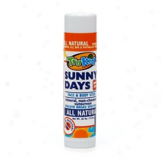 Trukid Sunny Days Mineral Sunscreen Face And Body Stick Spf 30+