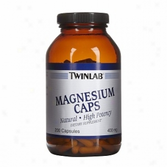 Twinlab Magnesium Caps, 400mg