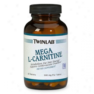 Twinlab Mega L-carnitine, 500mg