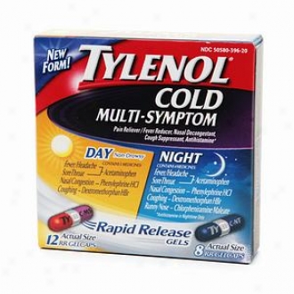 Tylenol Cold Multi-symptom Day & Night Pack, Rapid Release Gels