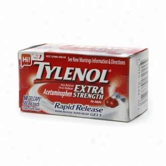 Tylenol Extra Strength Pain Reliever & Fever Reducer, 500 Mg Rpaid Release Gels