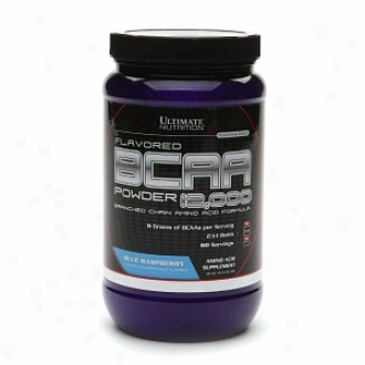 Ultimate Nutrition Bcaa Powder 12000 Branched Amino Acid Formula, Blie Raspbedry