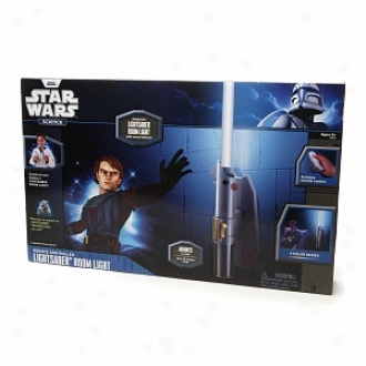 Unclle Milton Remote Controlled Lightsaber Room Light, Ages 6+