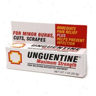 Unguentine Pain Relieving Antiseptic Ointmnet, Maximum Strength
