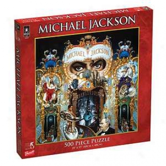University Games Micbael Jackson  Danherous  Puzzle: 500 Pcs Ages 12 And Up