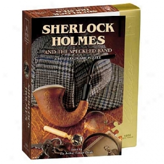 Seminary of learning Games Sherlock Holmes & The Speckled Band Mystery Jigsaw Puzzle 1000 Pc Ages 15+