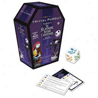 Usaopoly Trivial Pursuit Nightmare Before Christmas Quick Play Collector Edition Ages 12+