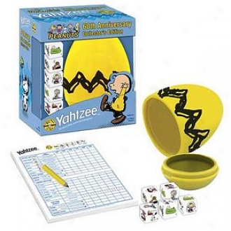 Usaopoly Yahtzee Peanuts 60th Anniversary Ages 8 And Up