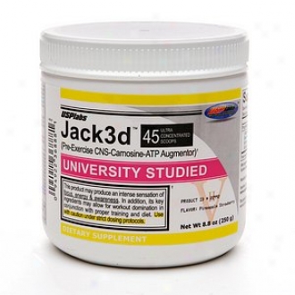 Usplabs Jack3d, Pre-exercise Cns-carnosine-atp Augmentor, Pineapple Strawberry