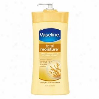 Vaseline Intensive Care Total Moisturw Conditioning Body Lotion With Vitamins E & A