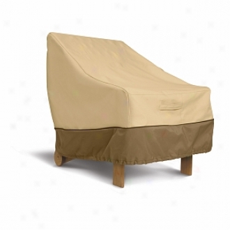 Veranda Collection Patio Chair Cover High Back, Pebble, Bark And Eartu
