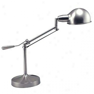 Verilux Brookfield Deluxe Natural Spectrum Desk Lamp, Brushed Nickel