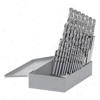 Vermont Americsn 29 Piece High Speed Steel Bit Set In Metal Index 10144