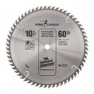 Vermont American 60 Tpi 10in Semi-industrial Carbide Tipped Circular Saw Blade 2