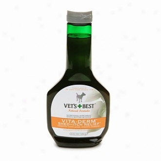 Vet's + Best Vita-derm Shed + Itch Relief Supplement For Dogs