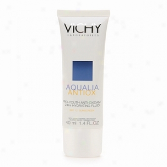 Vichy Laboratoires Aqualia Antiox Day Spf 12 Sunscreen Pro-youth Anti-oxidant 24hr Hydrating Fluid